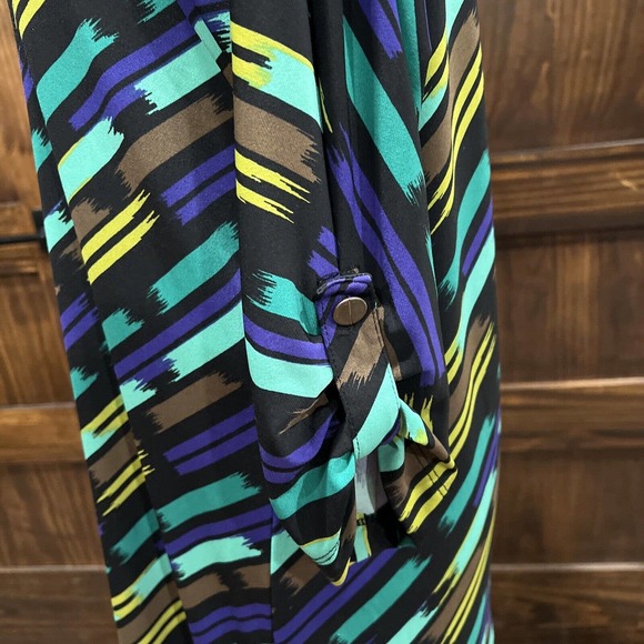 Banana Republic Dress Women Small Blue Green 3/4 Sleeve Work Career‎ - Picture 4 of 16